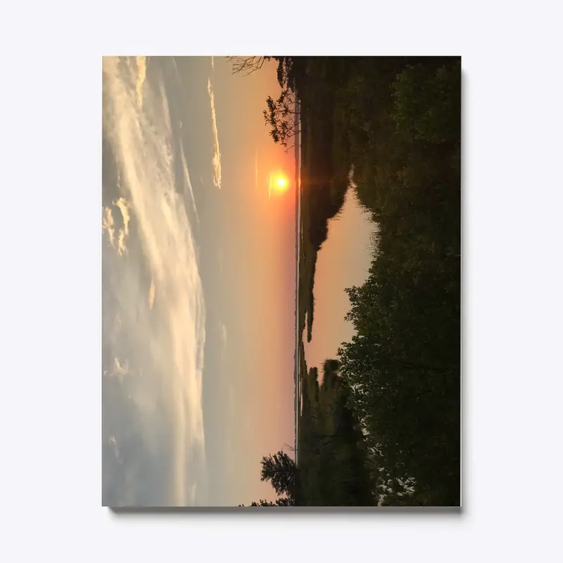 Sunset at Assateague Island- Canvas